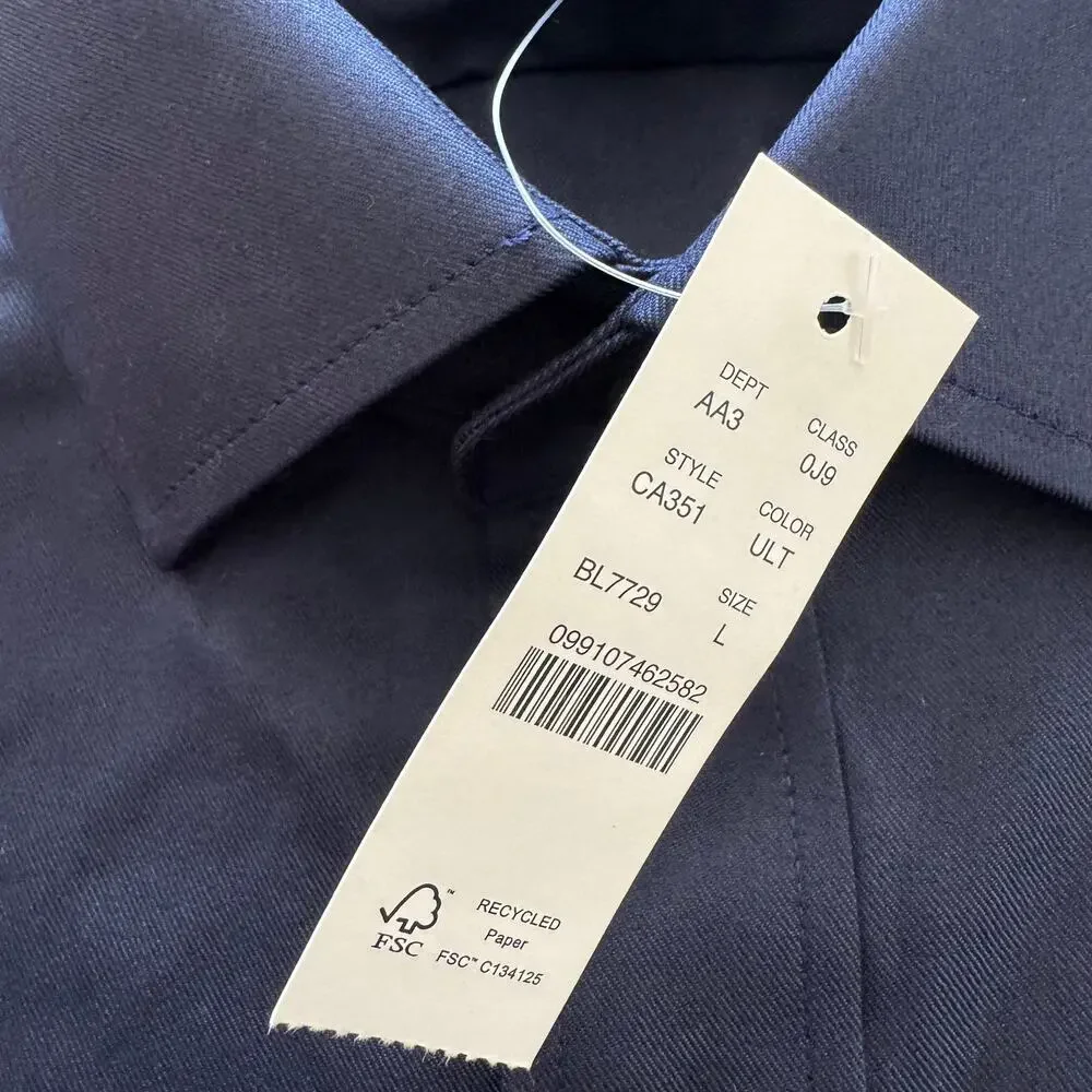 J. Crew Slim Fit Bowery Performance Button Down Shirt - Size L